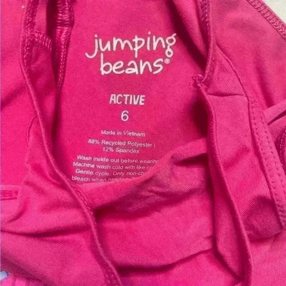 Jumping Beans Two Piece Size 6 Matching Tank Short Set Pink - Picture 6 of 6